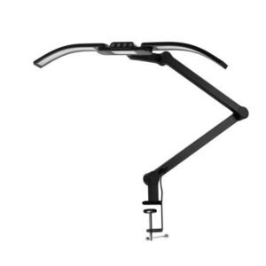 ED stolová lampa na manikúru Glow L05 s ergonomickým ramenom čierna