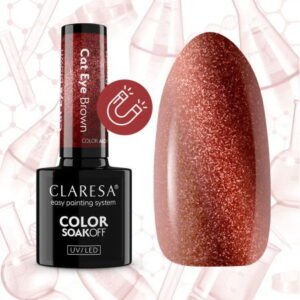 Gél lak CLARESA Alchemy Cat Eye Brown 5ml