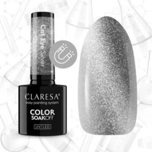 Gél lak CLARESA Alchemy Cat Eye Silver 5ml