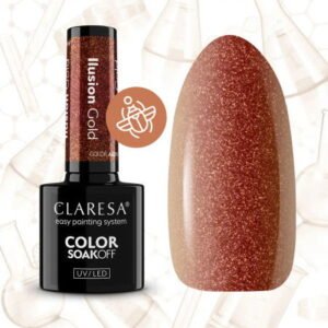Gél lak CLARESA Alchemy Ilusion Gold 5ml
