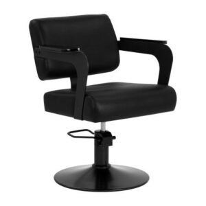 Kadernícky stolička Hair System Jet noir čierna