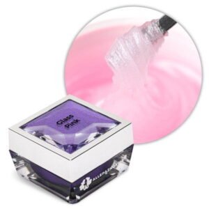 Allepaznokcie akrygél Glass Pink 30 g – ružový transparentný akrygel