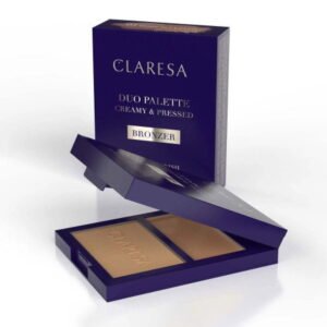 Claresa DUO PALETTE CREAMY & PRESSED BRONZER 01 More Sculpted – bronzer