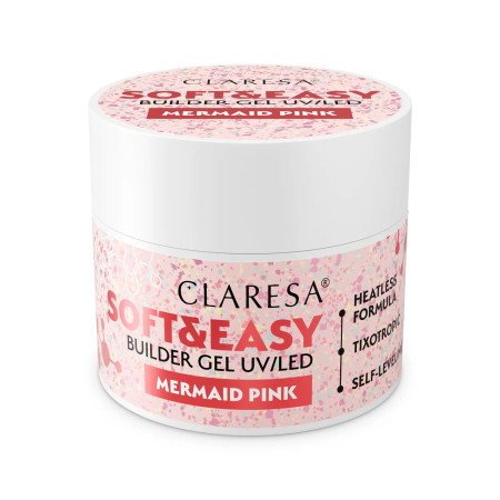 claresa-softeasy-mermaid-pink-12-g-stavebny-gel-na-nechty-ruzovy-s-perletou-samonivelacny claresa-softeasy-mermaid-pink-12-g-stavebny-gel-na-nechty-ruzovy-s-perletou-samonivelacny