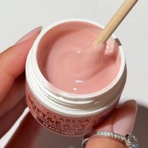 Claresa Soft&Easy Peach Melt 45 g – stavebný gél na nechty broskyňový, samonivelačný