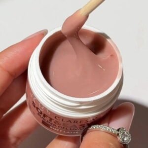 Claresa Soft&Easy Soft Latte 45 g – stavebný gél na nechty nude béžový, samonivelačný