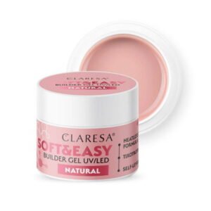 CLARESA STAVEBNÝ GÉL NA NECHTY SOFT&EASY NATURAL 90G