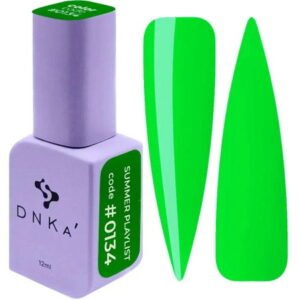 DNKa' Color 0134 12 ml – neonovo zelený gél lak Summer Playlist