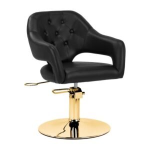 Kadernícke kreslo Gabbiano Parma Gold Black
