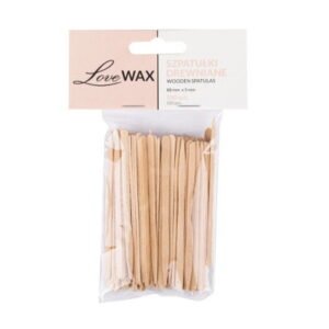 Malé drevené špachtle  LoveWAX na depiláciu 100ks