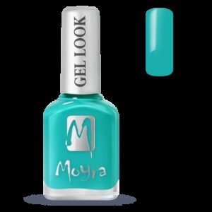 Moyra Gel Look lak na nechty 1062 Ludivine 12 ml – tyrkysový gel effect