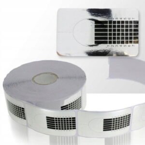 Šablóny na nechty strieborné 500 ks