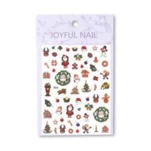 Vianočné nálepky na nechty 904